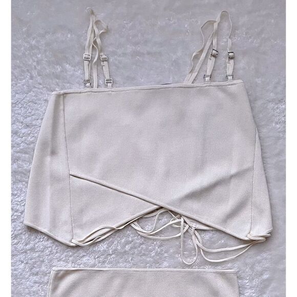 NWT Aya Muse Willow Dress in Off White, Size Large - Picture 12 of 15